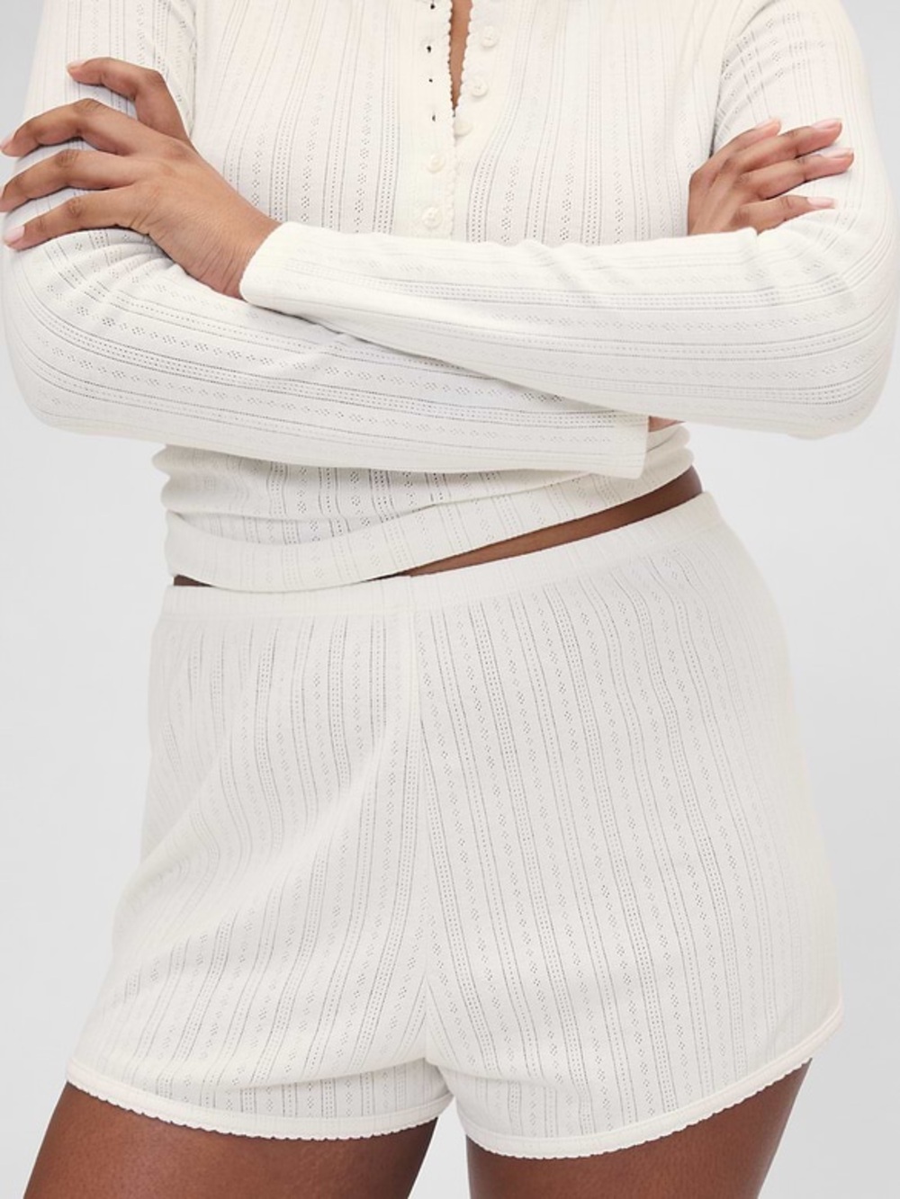Gap x Summer Fridays Cream Knit Short - NEVER WORN